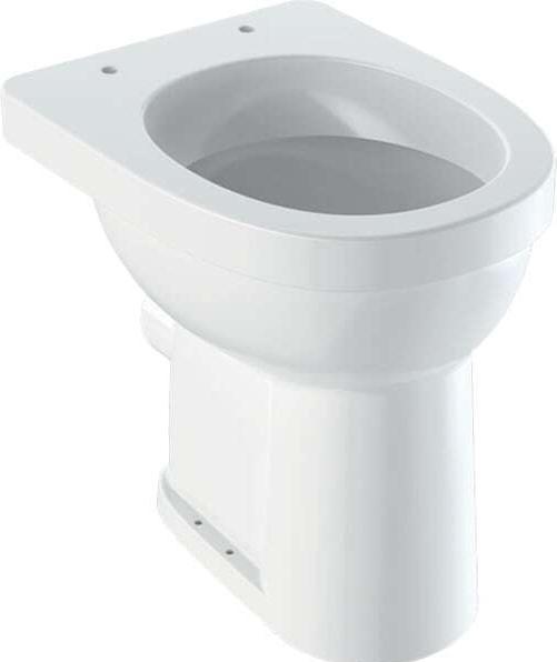 Produktbild Geberit Renova Nr. 1 Comfort Stand-WC Flachspüler, erhöht, barrierefrei, 6 l, bodenstehend, Abgang