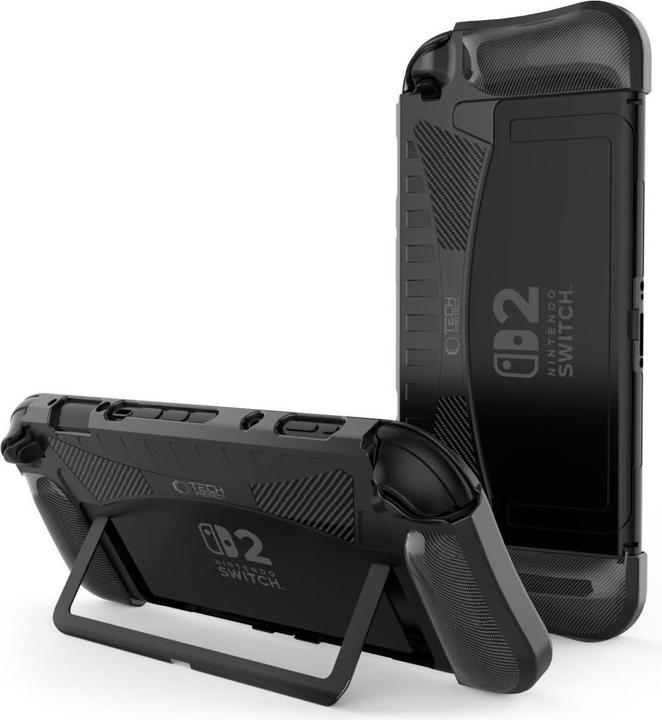 Immagine prodotto Tech-Protect TPUCarbon Case für Nintendo Switch 2 - Schwarz (Switch 2)