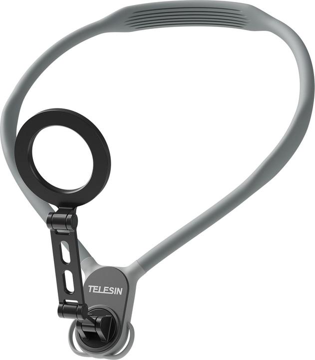Actual product image Telesin magnetic neck mount for mobilephone-Max Version(grey)-