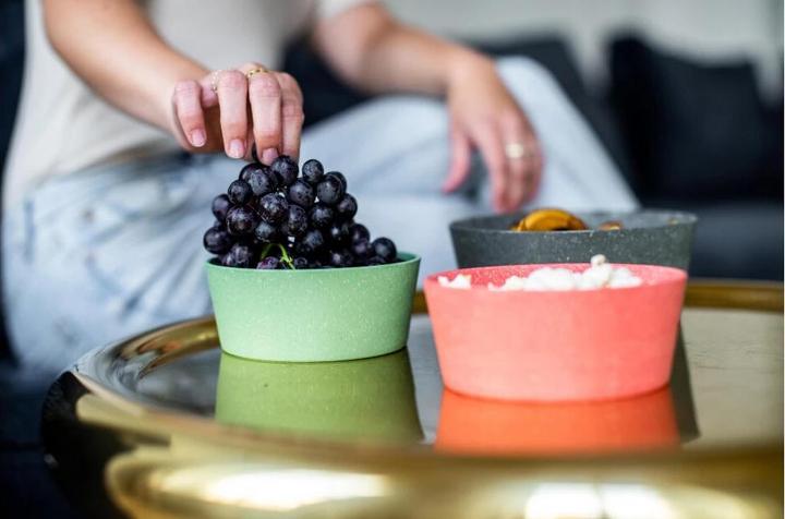 Actual product image Koziol Bowl Connect 890 ml, 2 pieces, Grey (15.50 cm, 0.89 l, 2 x)
