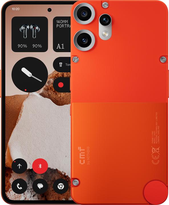 Actual product image CMF Phone 2 Pro (128 GB, Orange, 6.77", Dual SIM, 50 Mpx, 5G)