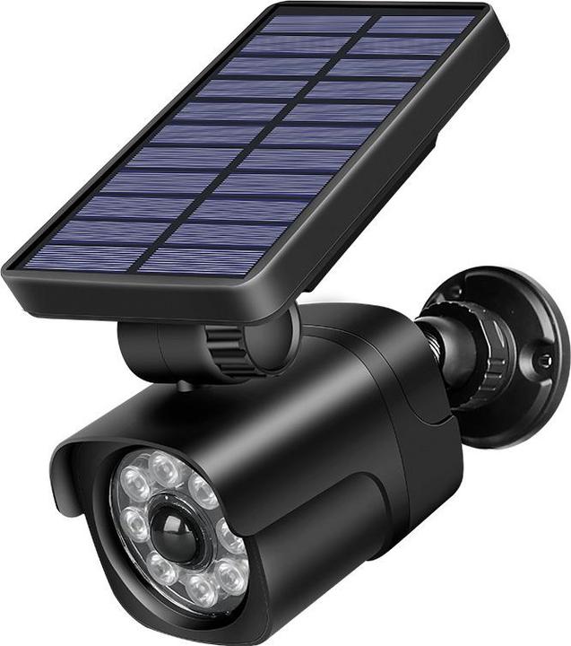 Actual product image Forever Light SUNARI Solar Lamp LED FLS-25 SMD PIR dummy camera 4W 300lm 6000K 1500mAh Li-Ion (300 lm, IP65)