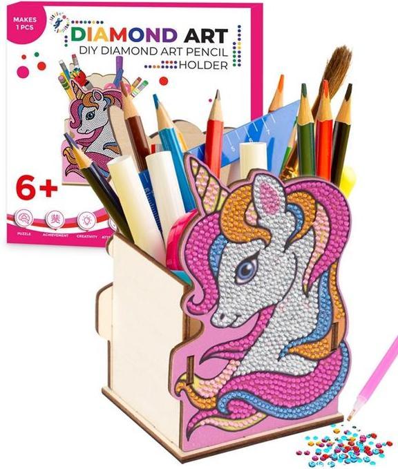Produktbild NoName Diamond Painting Stiftehalter Einhorn