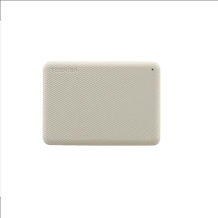 Actual product image Toshiba Canvio Advance 1 TB 2.5 inch external hard drive USB 3.2 Gen1 White (1 TB)