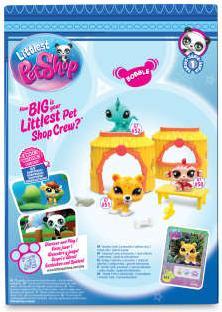 Actual product image Bandai Namco LPS Set 3 Pets Tiki Jungle & acces.