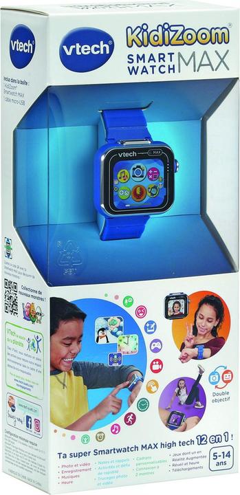 Actual product image VTech KidiZoom Smartwatch MAX bleue
