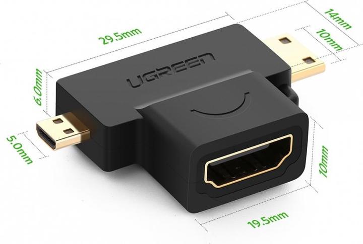 Produktbild Ugreen 2-in-1 HDMI auf Micro HDMI und Mini HDMI Adapter
