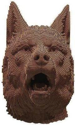 Actual product image Cartonic Wolf - 3D cardboard model