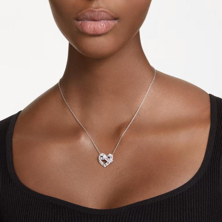 Immagine prodotto Swarovski Collana Matrix Vari Tagli Cuore Bianco (Metallo Swarovski, 38 - 43 cm)