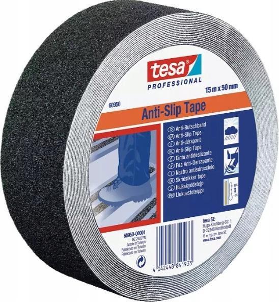 Produktbild tesa 60950 Anti-Rutsch-Band. Prof. Schwarz 50Mm/15M