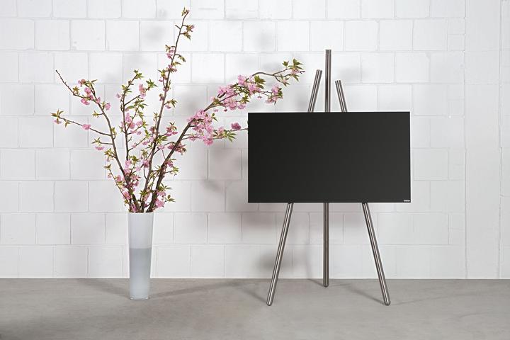 Produktbild Wissmann Raumobjekte TV Ständer 3-Bein, Edelstahl gebürstet, -55" (55", 59 kg)