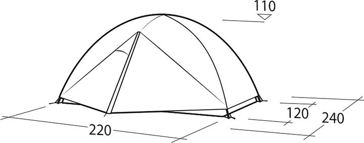 Actual product image Robens Aster 2 Pro (Dome tent, 2.40 kg, 2 persons)