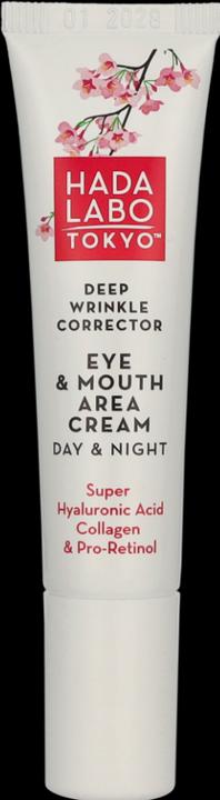 Immagine prodotto Hada Labo Crema Tokyo Anti-Aging Correttore Rughe Profonde per Occhi e Bocca (15 ml)