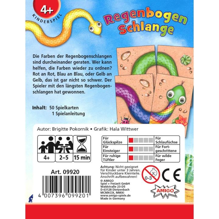 Produktbild Amigo Regenbogenschlange (Deutsch)