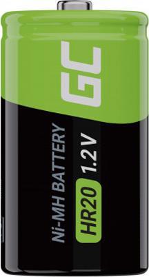 Immagine prodotto GreenCell 4x Batteria Ni-MH D R20 HR20 - Ricaricabile - 1,2V - 8000mAh (2 pz., HR03, 8000 mAh)