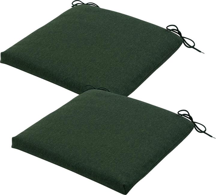 Natura Punto Chair Cushion Outdoor with Ribbon, Set of 2 (40 x 40 cm)