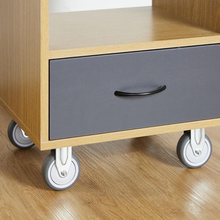 Actual product image Relaxdays 4x fixed castor