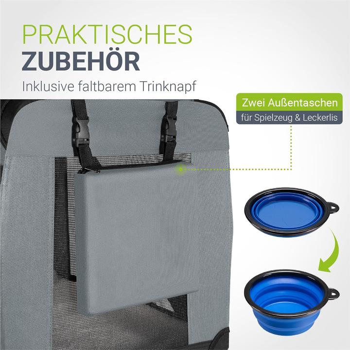 Image du produit Hauptner Caisse de transport pour chiens (pliable) (Chien, Respirant, Fermeture de sécurité, Lavable)