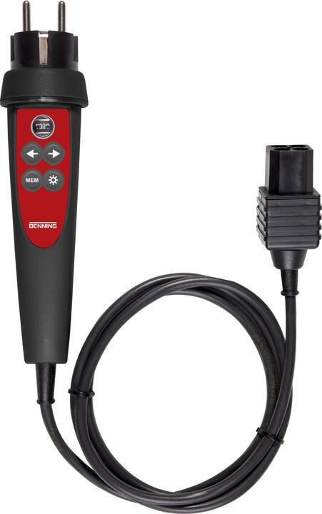 Benning BENN 044149 Bouton test Commander bon/mauvais LED verte/rouge (Produit de test)