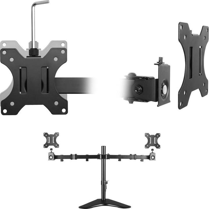 Image du produit Support de bureau pour écran, 2 écrans jusqu'à 32", VESA (Tables, 32")