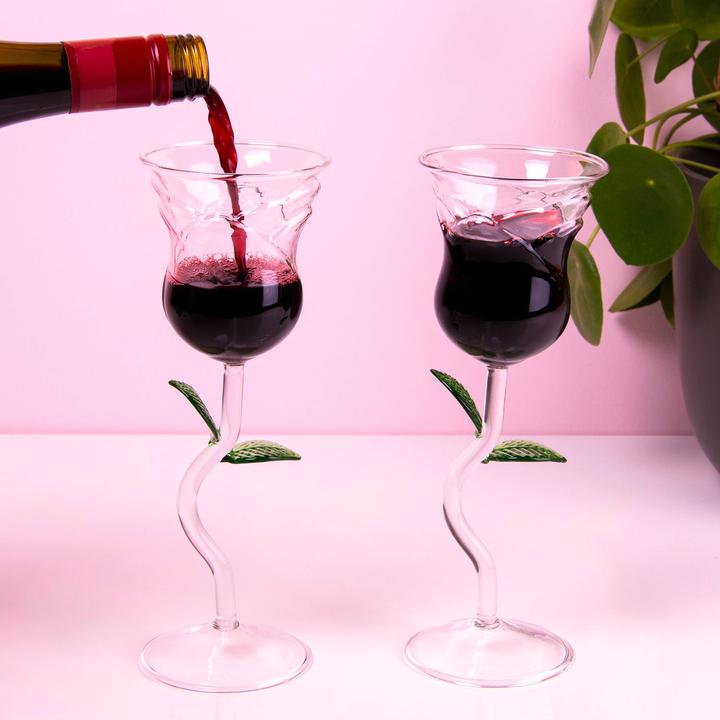 Produktbild Mikamax Rose Wine Glass Set (20 cl, 2 Gläser, Rotweingläser)