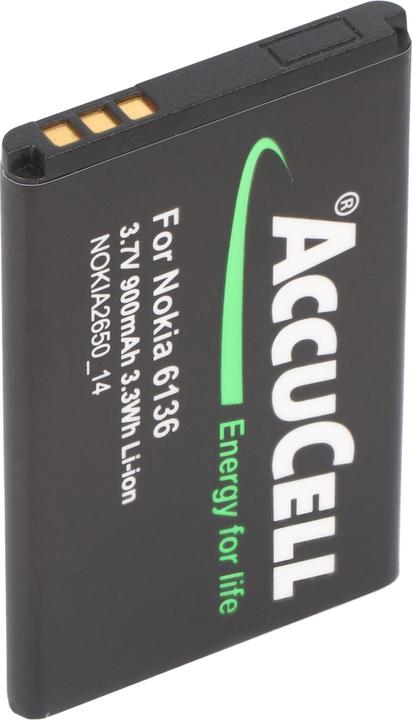 Actual product image AccuCell Akku Nokia 6100, BL-4C