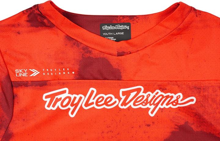 Image du produit Troy Lee Designs Skyline SS Jersey, Flared, fiery red, youth L (L)
