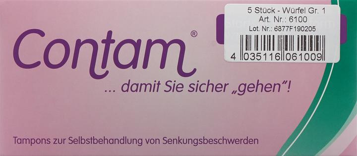 Actual product image Contam Cube tampon 32mm size 1 (5 pcs) (5 x)