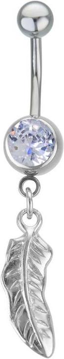 Image du produit Bijouteria Piercing nombril (Acier inoxydable, Laiton, Cristallin)
