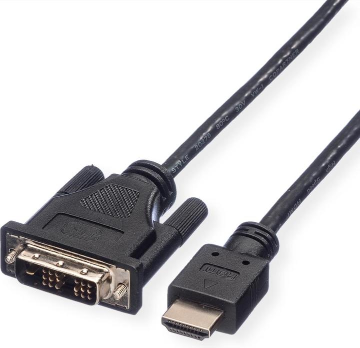 Roline DVI — HDMI (Typ A) (3 m, HDMI, DVI)