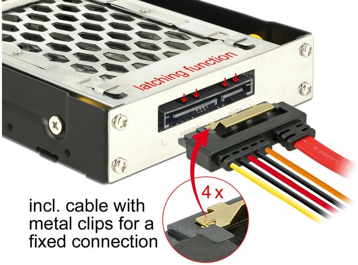 Produktbild Delock Wechselrahmen für 1 x 2.5"HDD/SDD