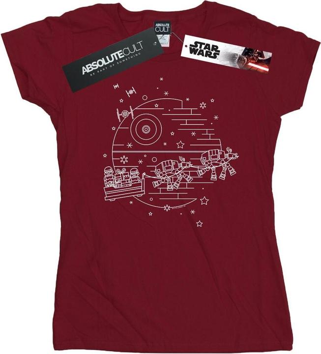 Star Wars Death Star Sleigh TShirt (XL)