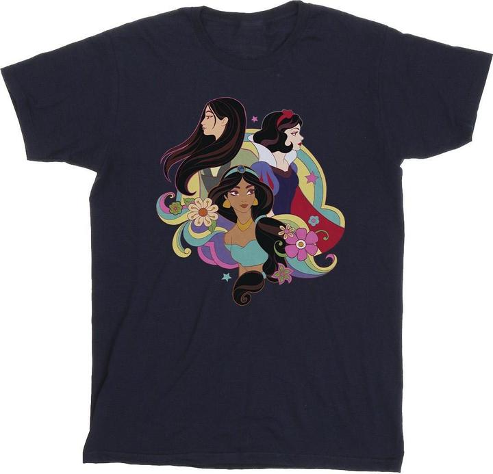 Produktbild Disney Princess Mulan Jasmine Snow White TShirt Mädchen (140, 146)