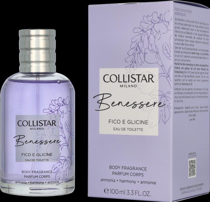 Actual product image Collistar Benessere Fig And Wisteria Eau De Toilette For Women (Eau de toilette, 100 ml)