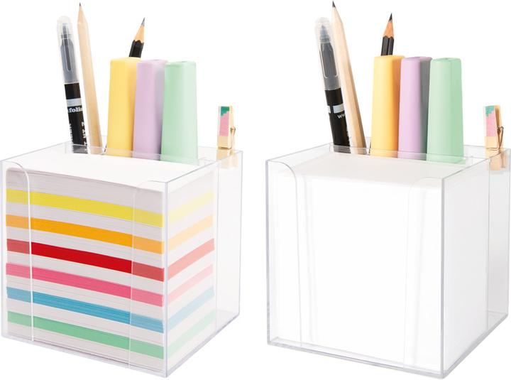 Produktbild Folia Zettelbox mit Stiftehalter