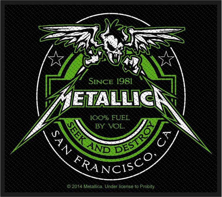 Produktbild Metallica Bieretikett Patch