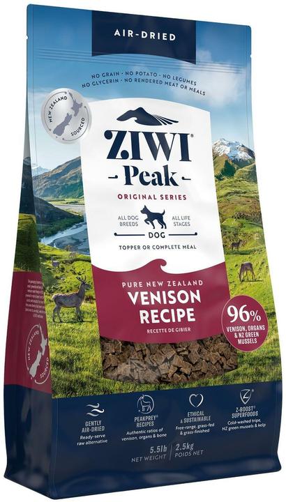 Actual product image Ziwi Peak Air Dried Food venison 2.5Kg (Adult, 1 pcs., 2500 g)