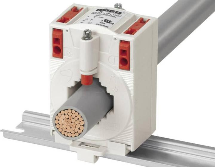 Produktbild Wago 855-301/075-201 Stromwandler Primärstrom:75 A Sekundärstrom:1 A Leiterdurchführung Ø:26 mm