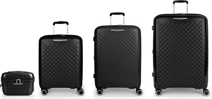 Gabol Queens 4 Rollen Kofferset 4-teilig mit Dehnfalte (236 l, XL (ab 115l))