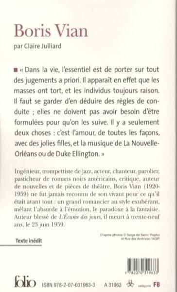 Produktbild Boris Vian (Französisch, Julliard Claire, 2020)