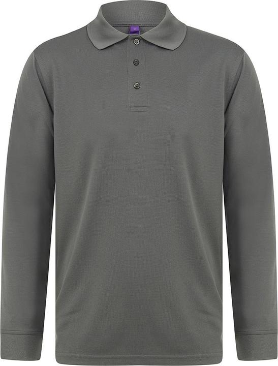 Produktbild Henbury Poloshirt Langärmlig (4XL)