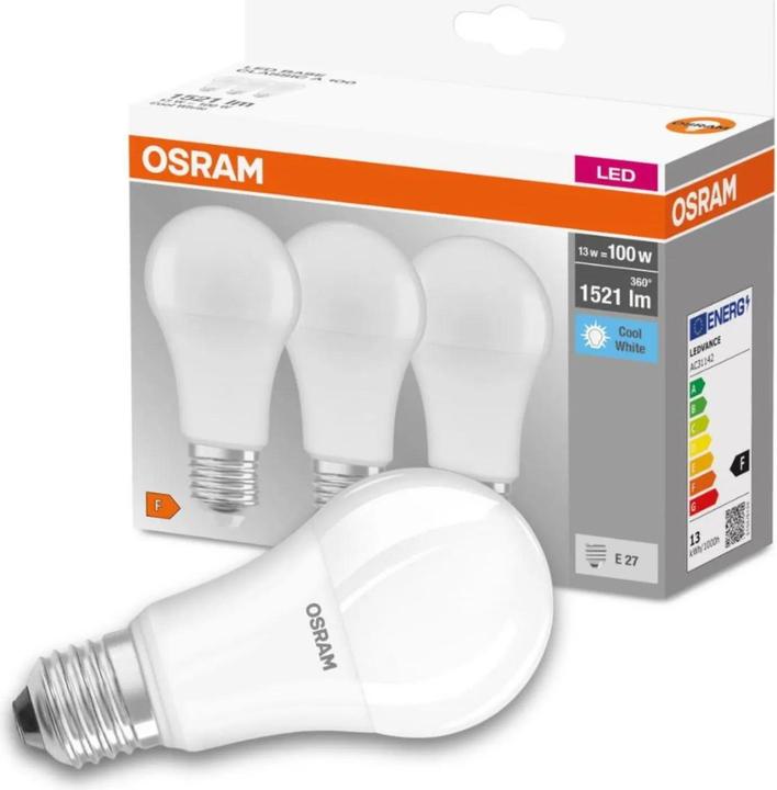 Produktbild Osram Led Base Classic A (E27, 14 W, 1521 lm, 3 x, F)