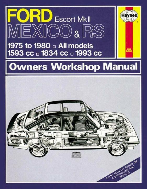 Produktbild Ford Escort Mk II Mexico, RS 1800 & RS 2000 (75 - 80) Haynes Repair Manual (Englisch, Haynes Publishing, 2013)