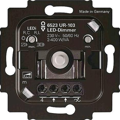 Actual product image Busch-Jaeger Busch-Turn dimmer LED 6523 UR-103 Universal dimmer UP 2-400 Watt