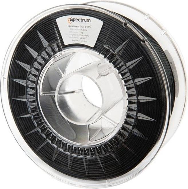 Produktbild Filament PA Nylon PA6 CF15 carbon 0.5kg 1.75mm (1.75 mm, 750 g, Schwarz)