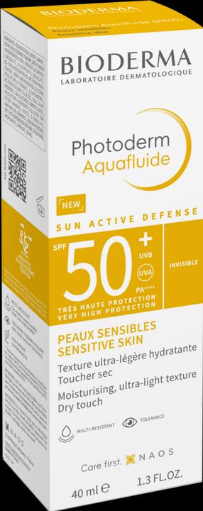 Image du produit Bioderma Photoderm Aquafluide (Crème solaire visage, SPF 50, 40 ml, 15 g)