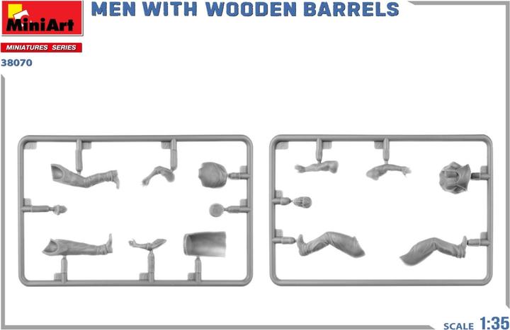 Immagine prodotto 1:35 Fig. set Uomini con barili di legno (2)