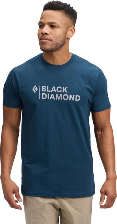 Actual product image Black Diamond M Mini Stacked Ss Tee (L)