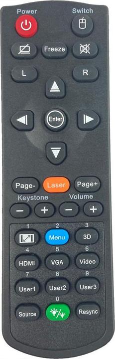 Produktbild Optoma Fernbedienung BR-5053C, BR-5080C, SP.72702GC01, 45.72701G001 (Fernbedienung)