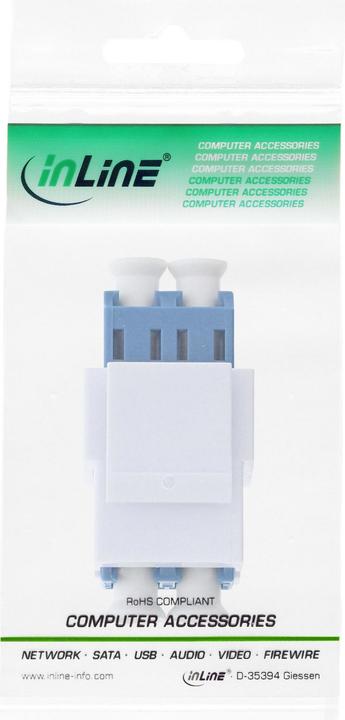 Produktbild InLine LWL Keystone Snap-in Kupplung (CAT6)